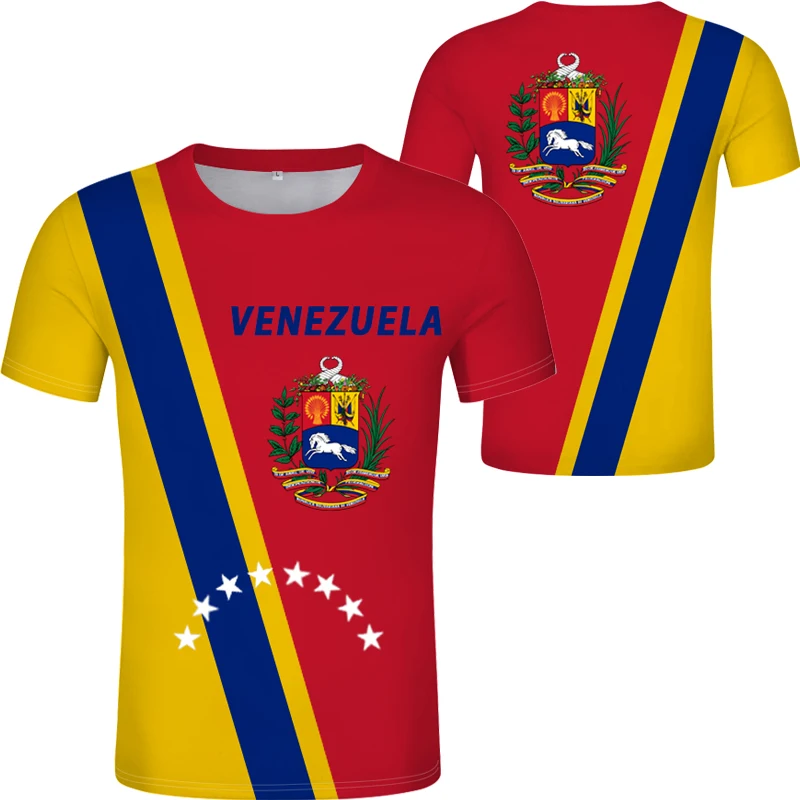 3D Print Venezuela Flag T-shirt For Men Short Sleeve Plus Size Venezuela Bandeira Tee Tops Round Neck Casual Streetwear