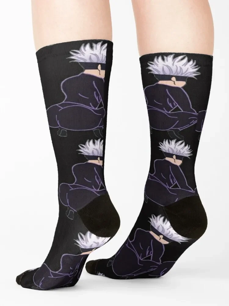 Calcetines de gojo con dibujos animados para hombre y mujer