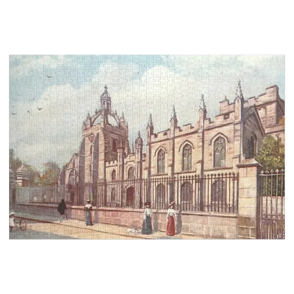 

Vintage Illustration of Kings College, Aberdeen Jigsaw Puzzle Christmas Toys Adult Wooden Iq Wooden Decor Paintings Puzzle