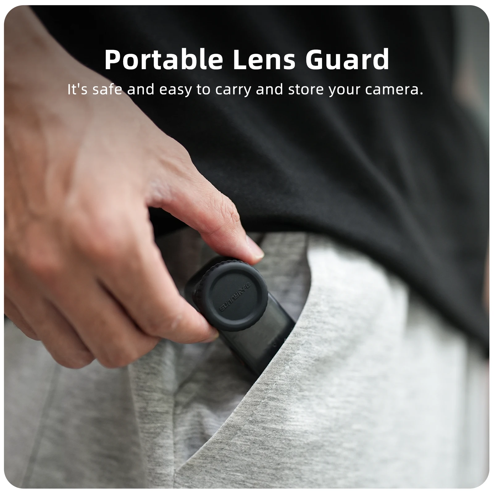 

Silicone Lens Protector for DJI Osmo Nano Shockproof Lens Cover Protective Case Sport Camera Accessories Black