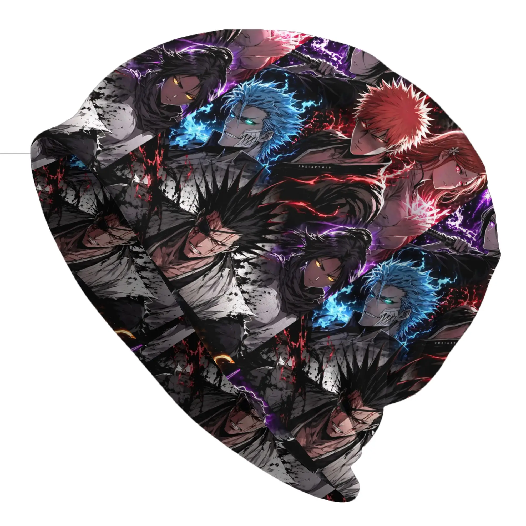 Bleach Anime Thin Hat Bonnet Hats Autumn Styles  Skullies Beanies Caps Men Women's Street Ski Cap