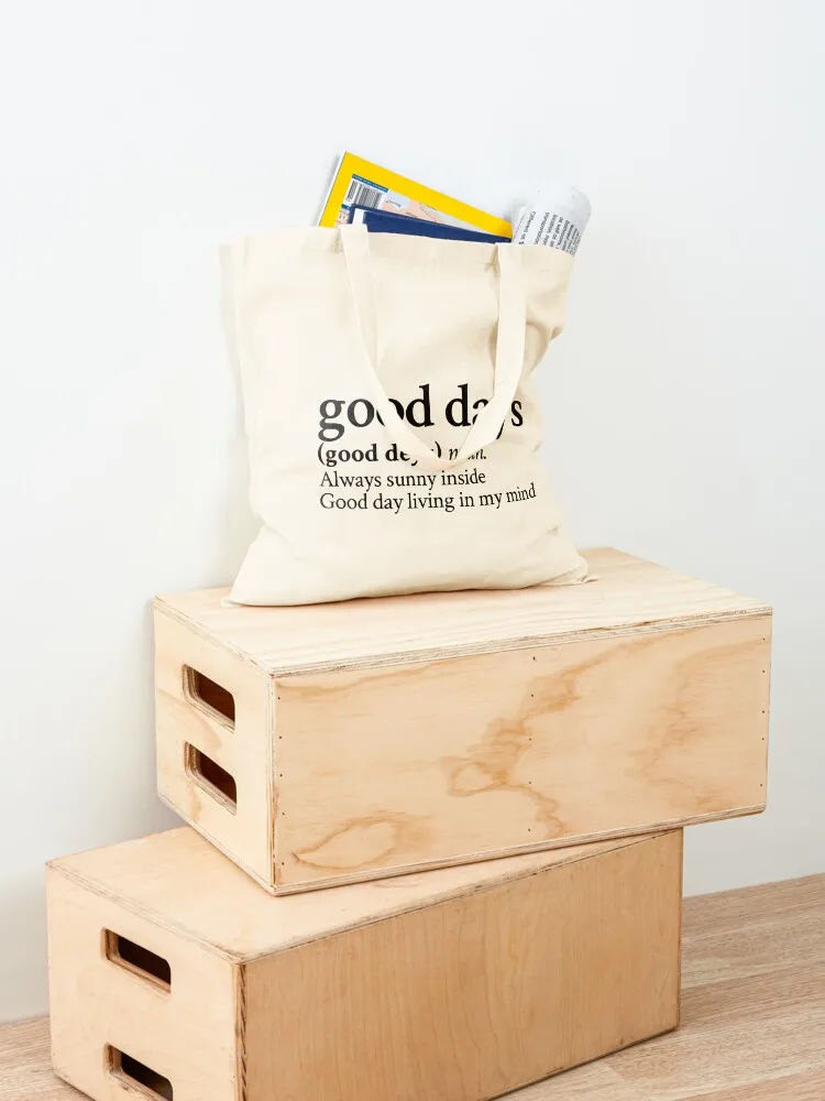 Good Days by SZA Stick The Song Tote Bag shopping bag logo Women's shopper shopping bag Eco