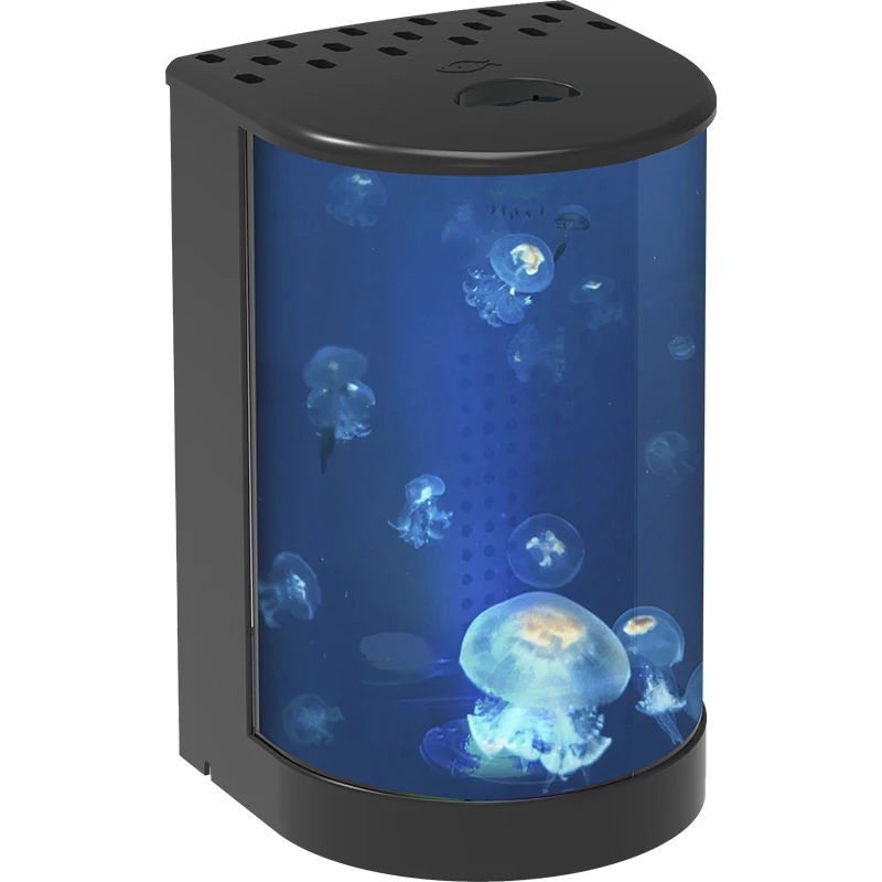 

2.8L OEM Tabletop Small Creative tank Goldfish Jellyfish Small Fish Ornamental Aquarium