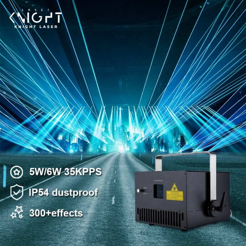 

Knight 10 Watts Rgb Disco Professional Laser Light Show for Concert Party