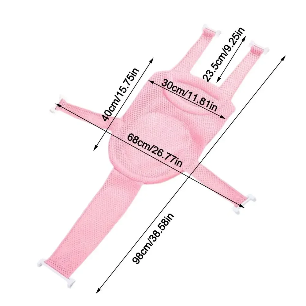 Kreuzförmige Neugeborenen Baby Bad Kissen Einstellbare Anti-slip Baby Bad Net Matte Baby Badewanne Kissen Faltbare Kinder Badewanne – Detail 20