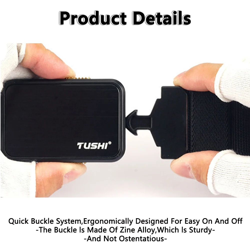 TUSHI Sabuk Taktis Gesper Otomatis Baru untuk Pria Sabuk Kanvas Kipas Militer Multifungsi Sabuk Pinggang Latihan Nilon Luar Ruangan