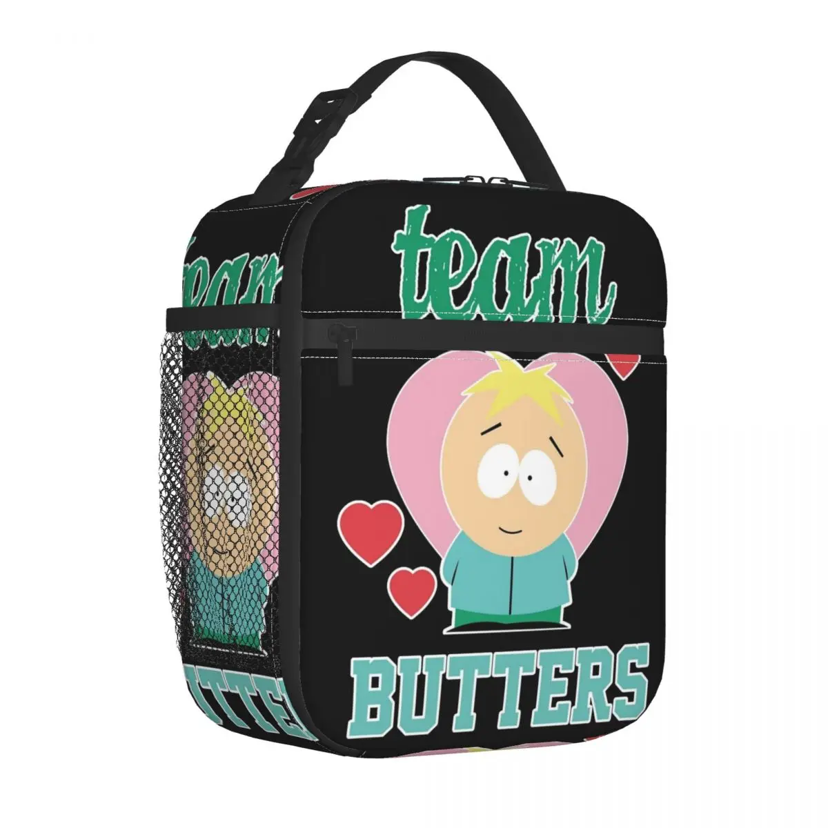 Souths Parked TEAM BUTTERS Insulated Lunch Bag Food Bag Reusable Cooler Thermal Lunch Boxes For School Office