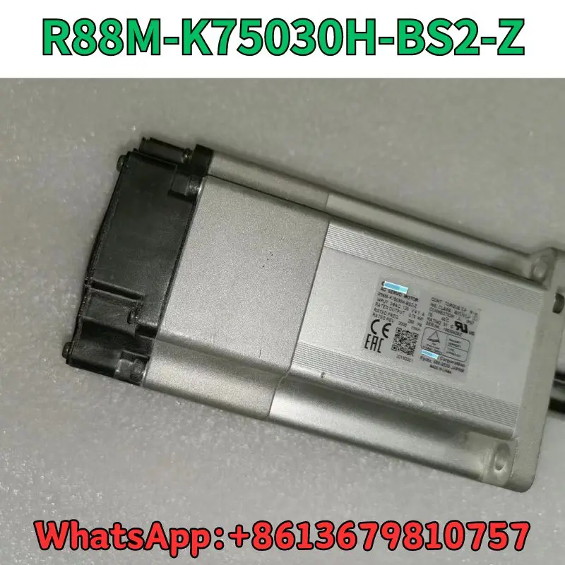 Used Motor R88M-K75030H-BS2-Z test OK Fast Shipping