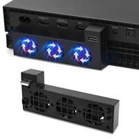 DOBE Intelligent External USB 3-Fan Cooling Fan with extra USB Port ONLY for Xbox One X Console