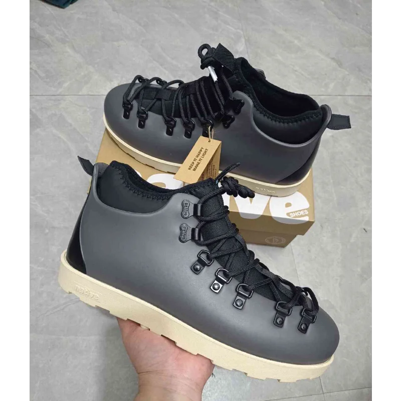 Nuevos zapatos de senderismo geniales para hombre, botas deportivas con cordones, calzado de montaña para exteriores, zapatos cálidos y cómodos para parejas