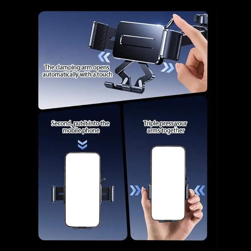 31BA Dashboard Mount Suction Cup Phone Holder Stretchable Rotating Phone Stand