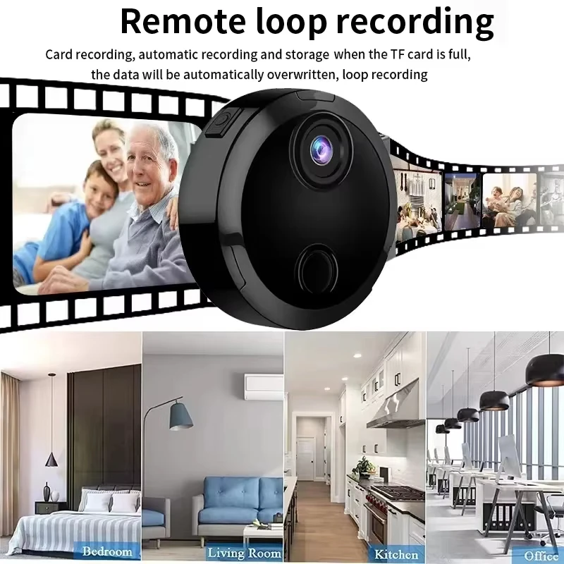 HDQ15 Mini IP Camera 1080p HD Wireless Micro Camcorders Night Version Voice Video Security Surveillance Wifi Cameras Smart Home