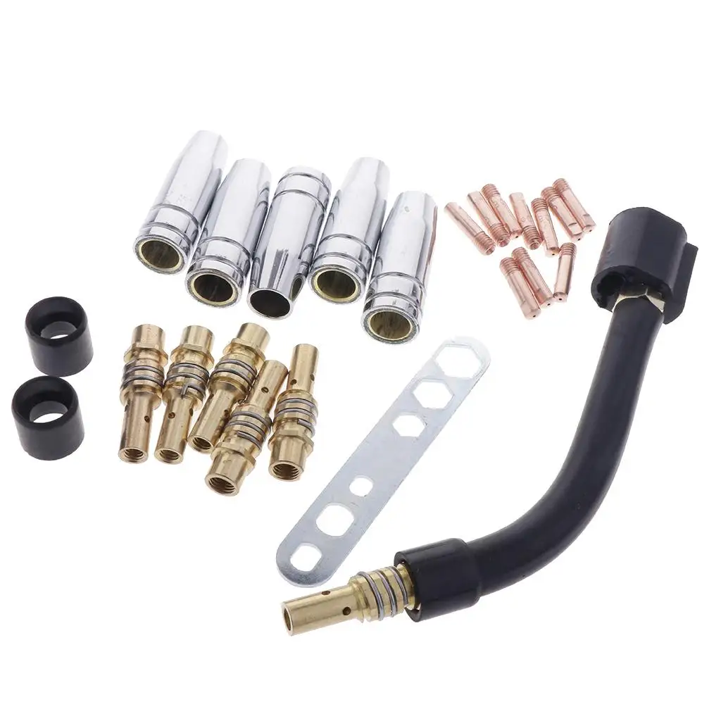 24 Pieces Collet Kit Welding Accessories Welding Torch Accessories