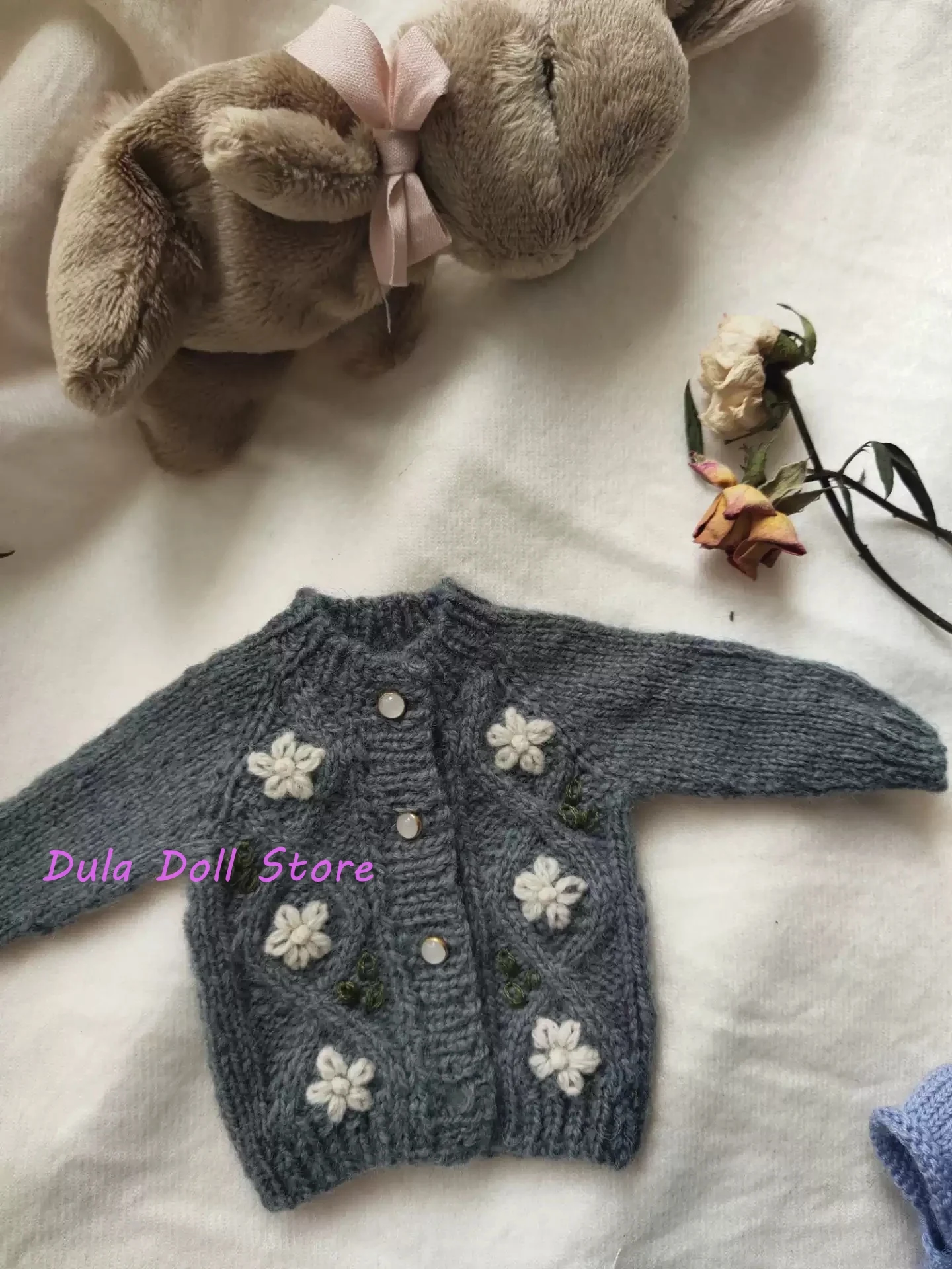 Dula Doll Clothes Dress Sweater jacket Blythe Qbaby ob24 ob22  1/6 6 points body doll