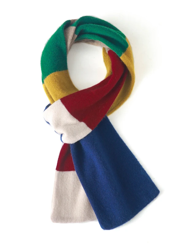 therapeutic-rainbow-cashmere-scarf-irregular-color-block-double-layer-thickened-winter-warm-women's-neck-warmer-scarf