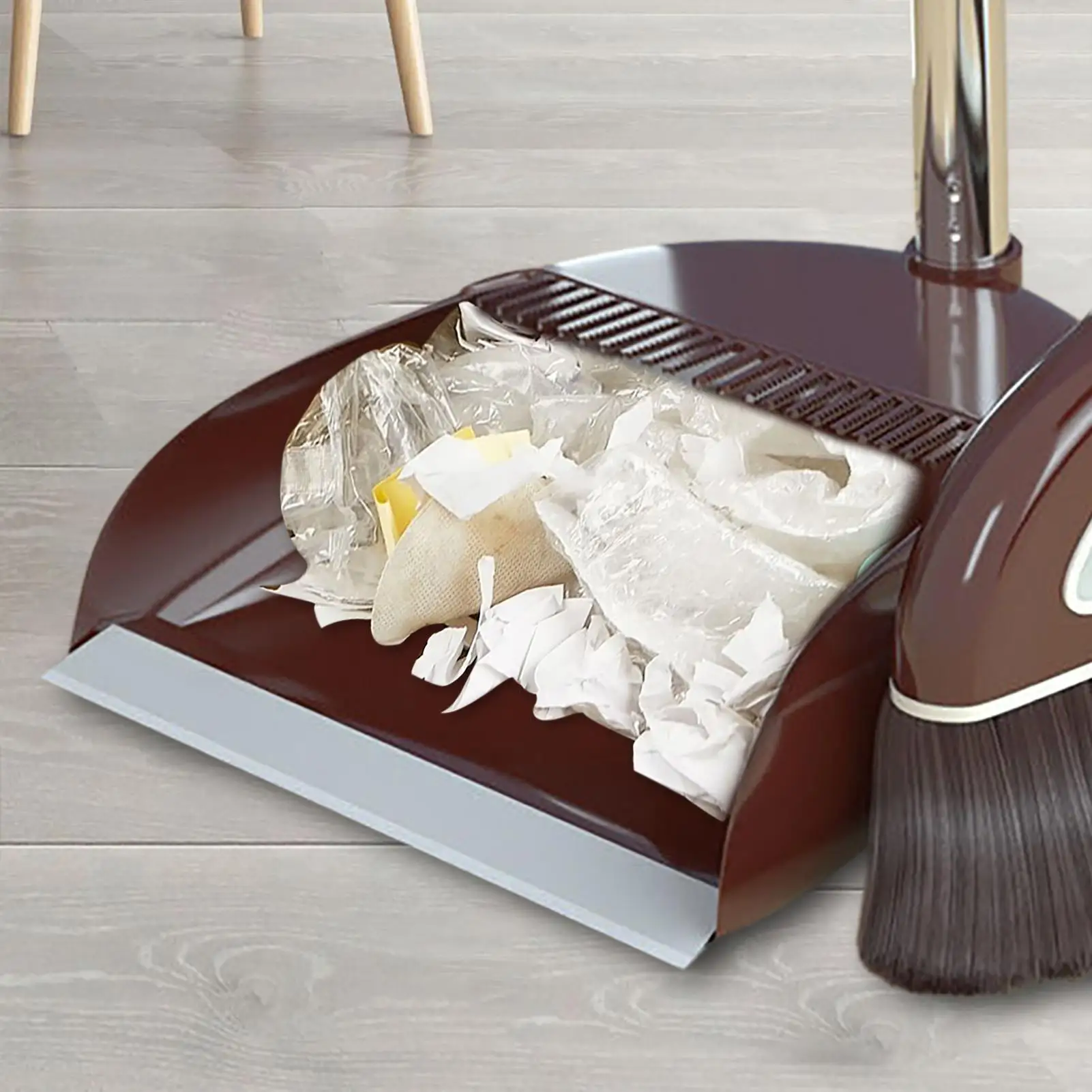 Dustpan And Broom Set Cleaning Sweeping Duster Tool Broom And Dustpan Set for House Kitchen Keyboard Indoor Outdoor Floor Dorm