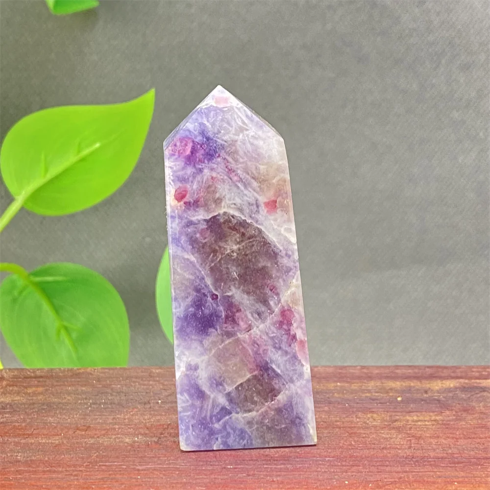 Natural Unicorn Stone Tower Crystal Wand- Spiritual Healing Meditation Crystal for Table Decoration
