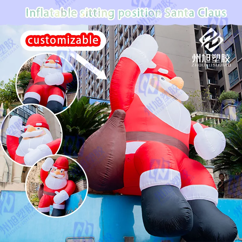 

Inflatable Santa Claus model coffee bag