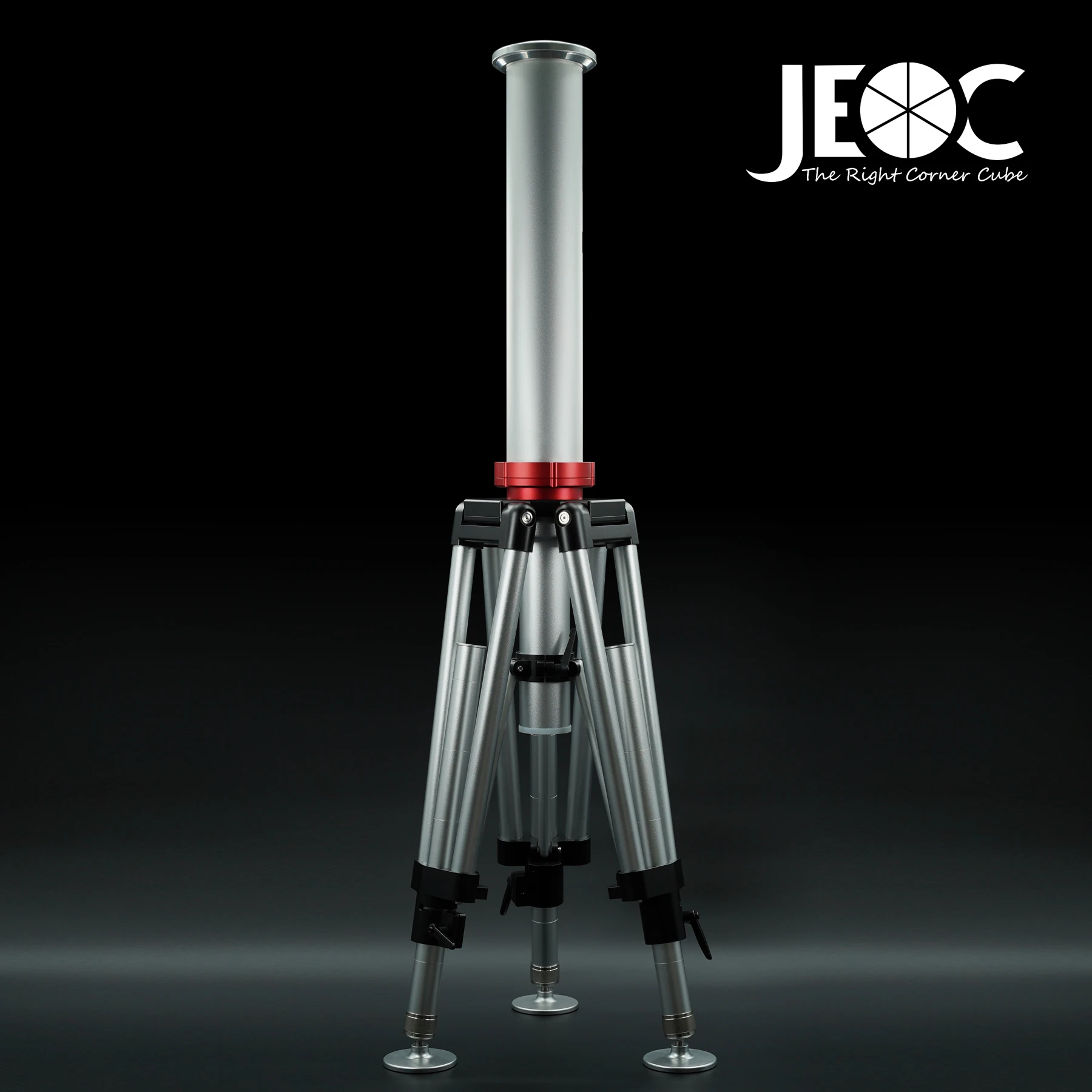 JEOC Heavy Load Tripod with 60cm Height Kit, for Faro Leica API Laser Trackers, 5/8-11 UNC-2A, with Flight Case