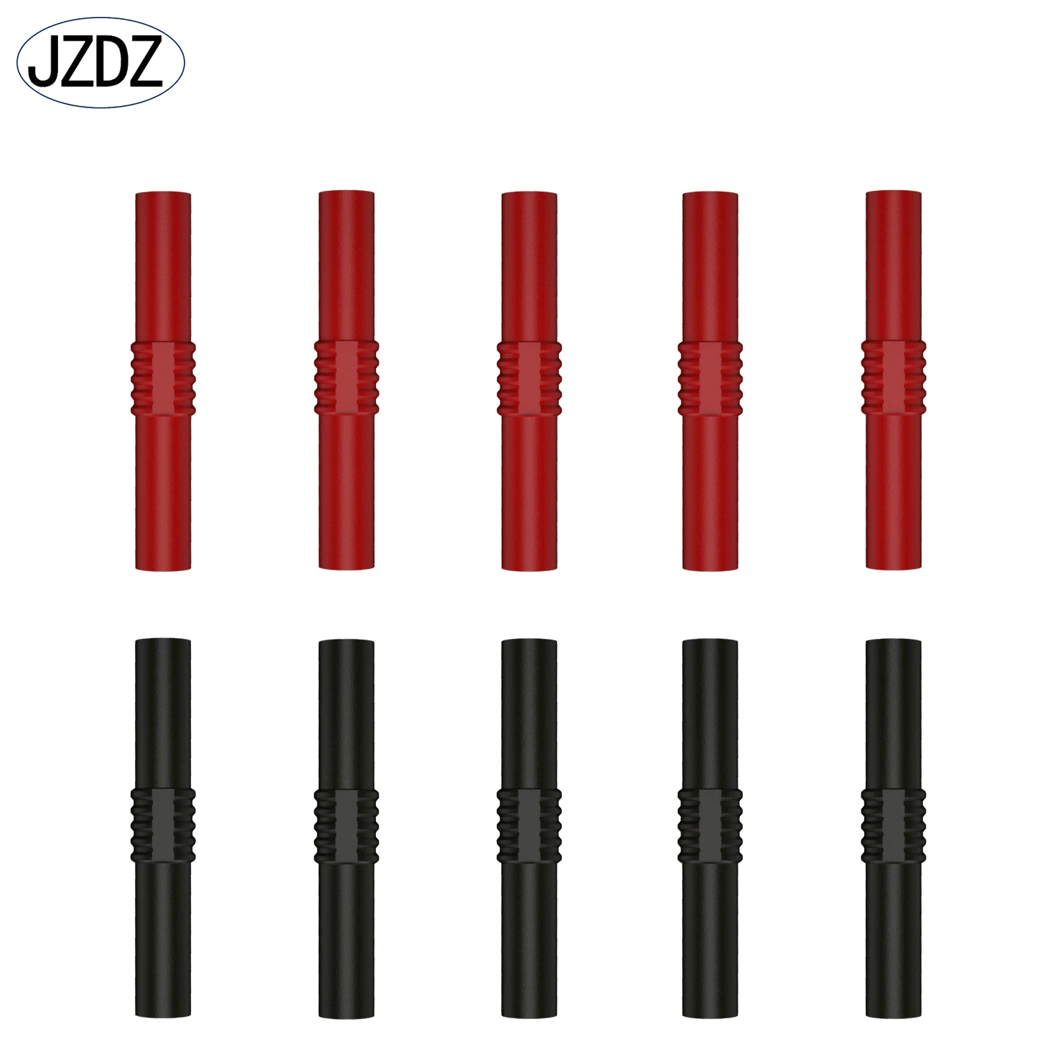 JZDZ 10pcs 4mm Banana Socket female adapter extension Insulated Banana Plug Coupler Connector J.20009