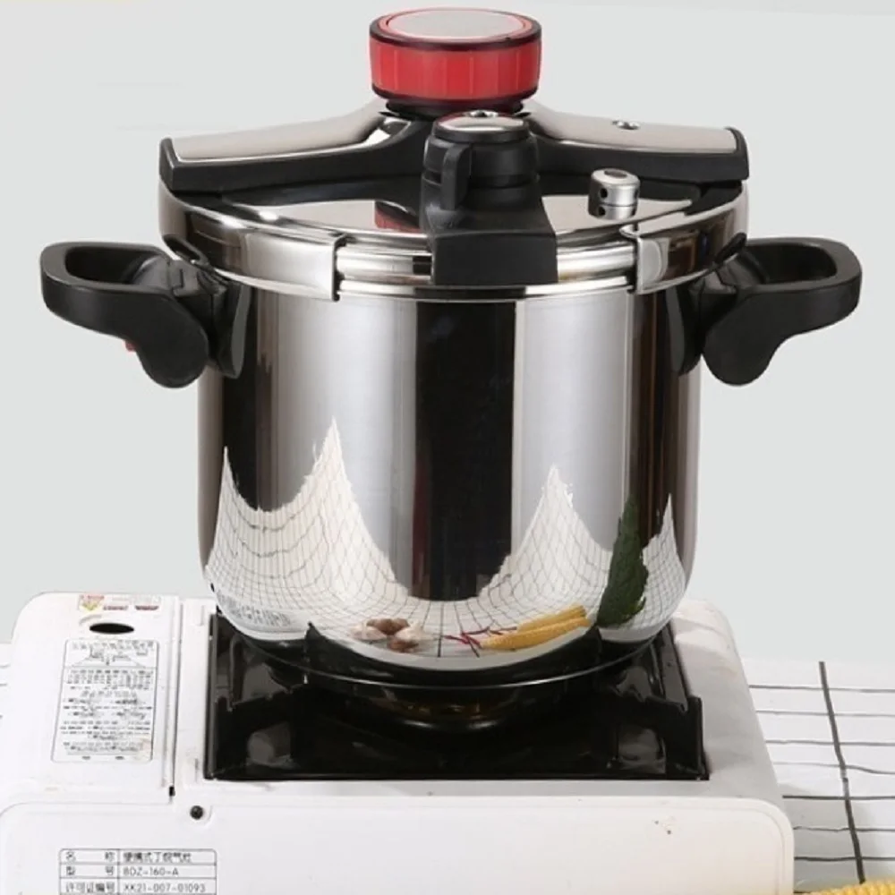 

304 stainless steel thickened explosion-proof pressure cooker Household gas induction cooker is universal