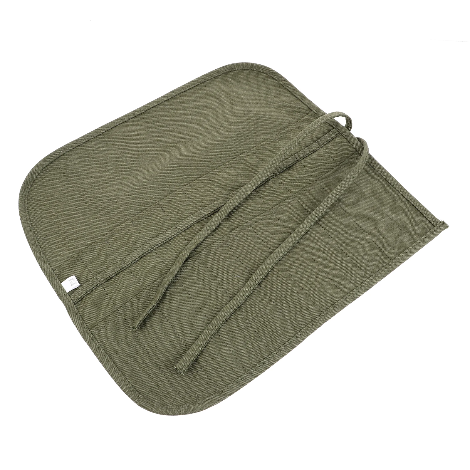 

Canvas Pencil Roll Up Case Multi-Function Portable Pen Storage Accessory Household Brush Organizer Large Capacity