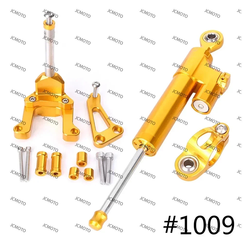 

CNC For Yamaha M-SLAZ MSLAZ Motorcycle Steering Damper Stabilizer w/ Bracket Set Saftety Control Anodized