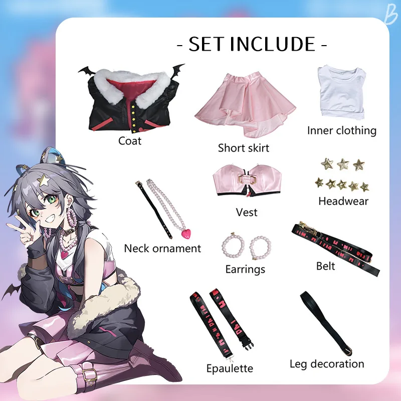 Vsinger تأثيري لوه Tianyi زي الكبار كرنفال موحدة هالوين حفلة أنيمي ازياء حفلة تنكرية النساء لعبة