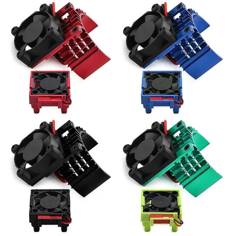 

Dual Cooling Fan Set for Trxs VXL-3s ESC High-Speed Heat Sink Compatible with Slash/Stampede 2wd