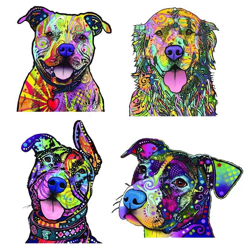Pit Bull Dog Car Stickers Vinyl Sticker Decal For Windows, Bumpers, Laptops Waterproof Car Accessories