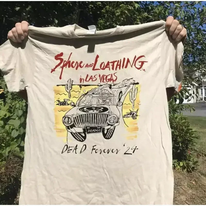 New Sphere And Loathing In Las Vegas Dead Forever '24 White T Shirt Reprint