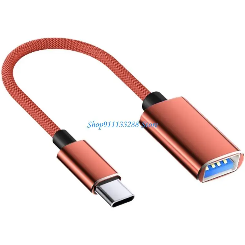 G88D OTG Cable Male Type C to Female USB Adapter Cord Wire Support 2.0Mbps Data Speed