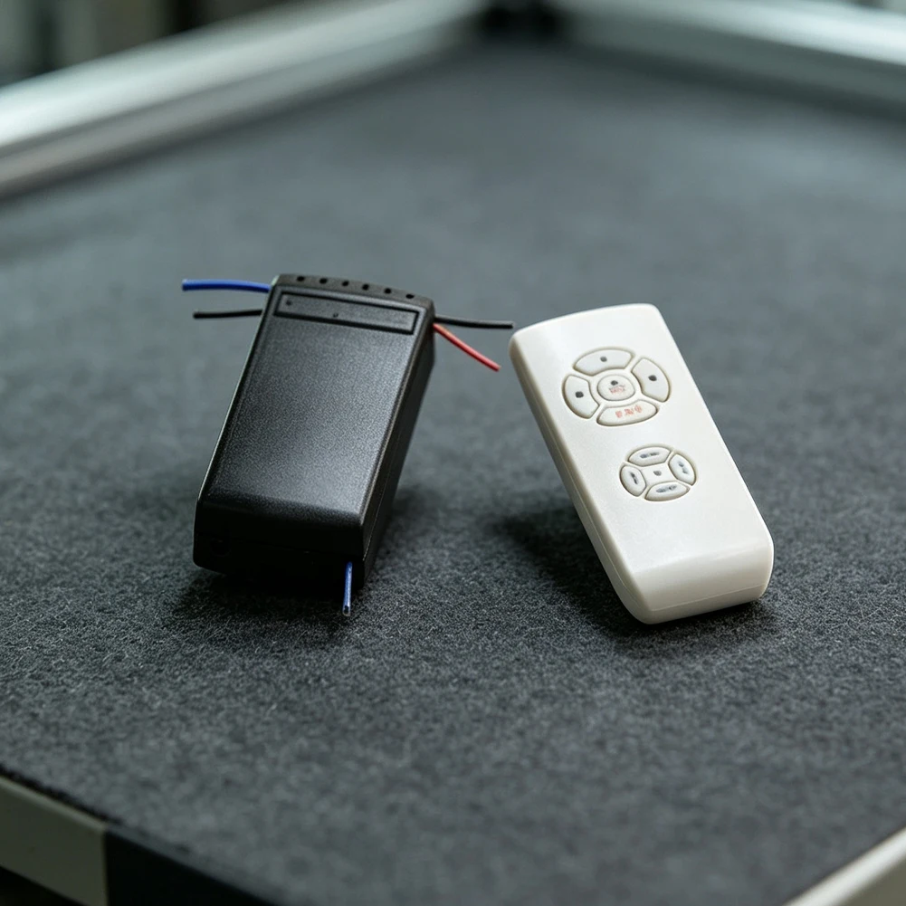 Remote System for DC Ceiling Fans with 140W LED Driver for Balanced Power Use and Adjustable Illumination Levels