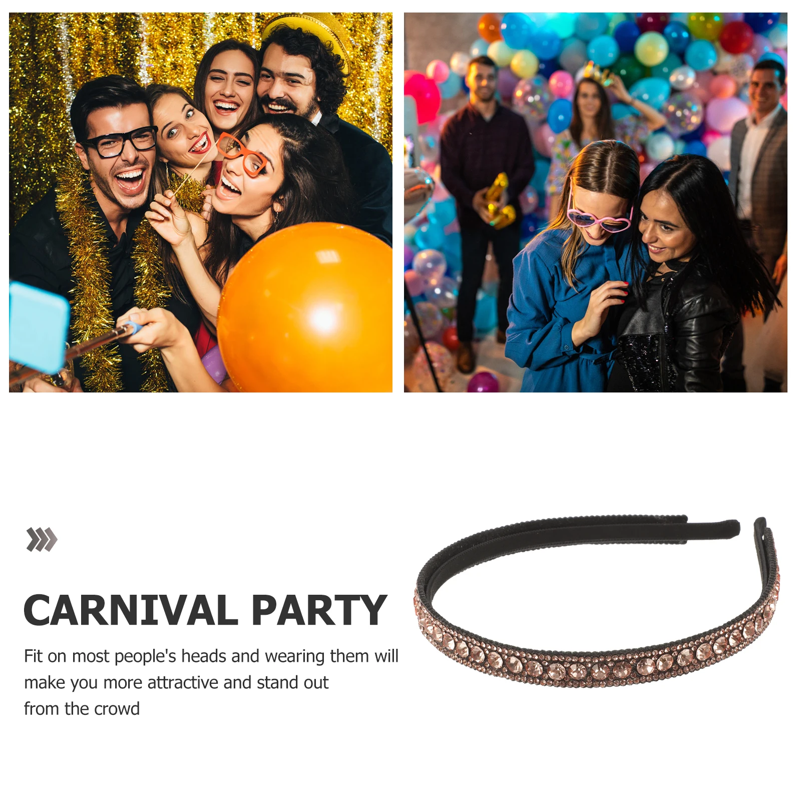 

1 шт., обруч для волос из сплава со стразами и стразами, повязка на голову с цветочным принтом, элегантный аксессуар для женской вечеринки, повседневного использования, золотой