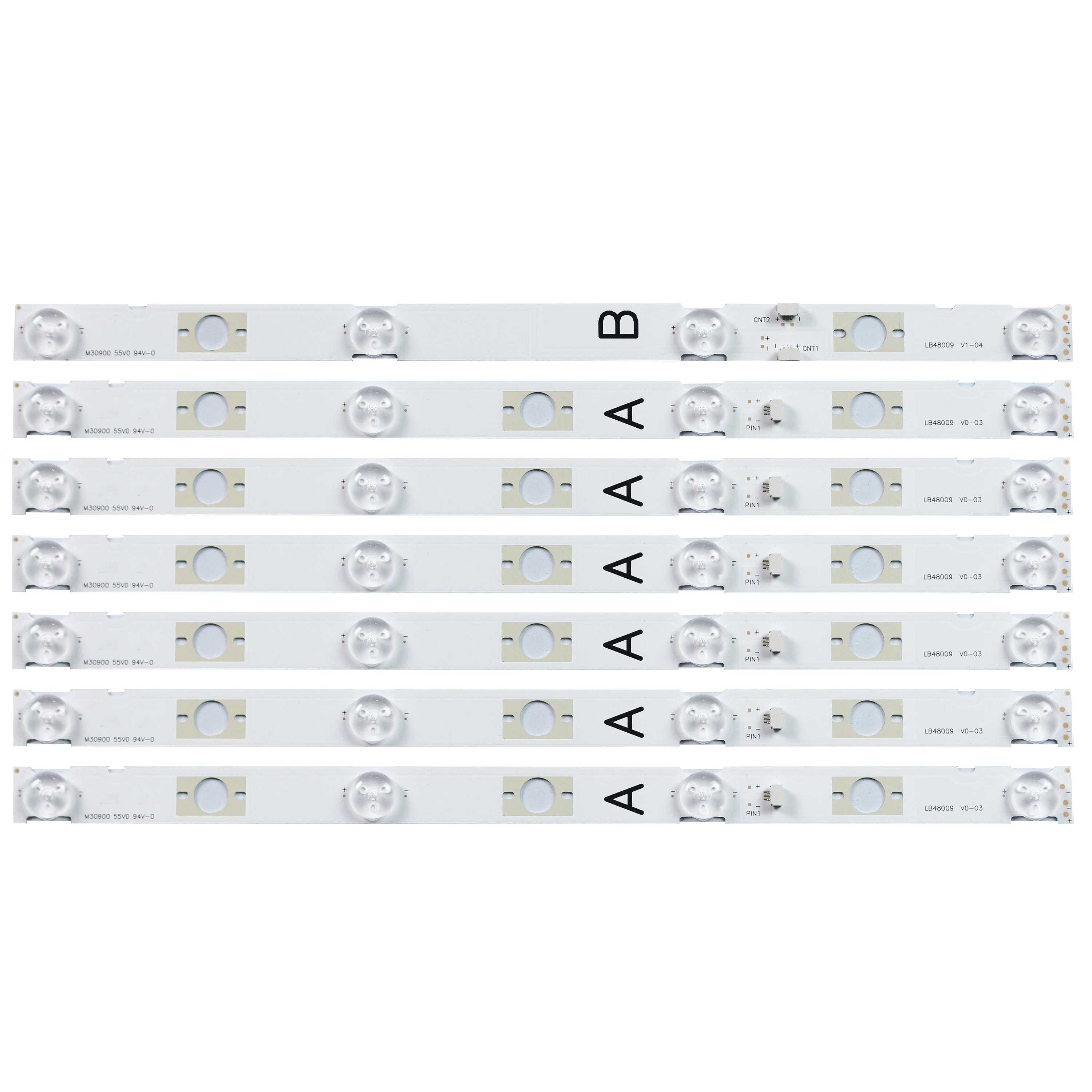 New Kit 7 PCS 360mm LED backlight strip for SONY KDL48W650D KDL48W653 KDL48W655D KDL48WD653 LB48009 V0-03 LB48009 V1-04