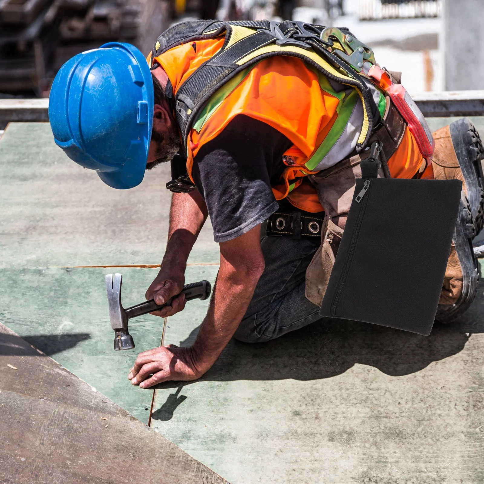 

3Pcs Waterproof Oxford Cloth Tool Bag Durable Storage Pouch Portable Large Capacity Zipper Organizer Storage Bag