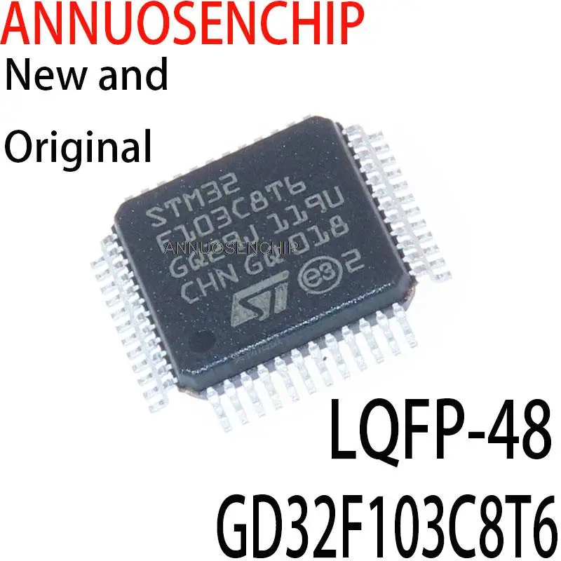 1PCS New and Original MCU LQFP-48 GD32F103C8T6 GD32F103CBT6 LQFP-100 GD32F103VET6 GD32F103VCT6 GD32F103VGT6 LQFP-64 GD32F103RBT6