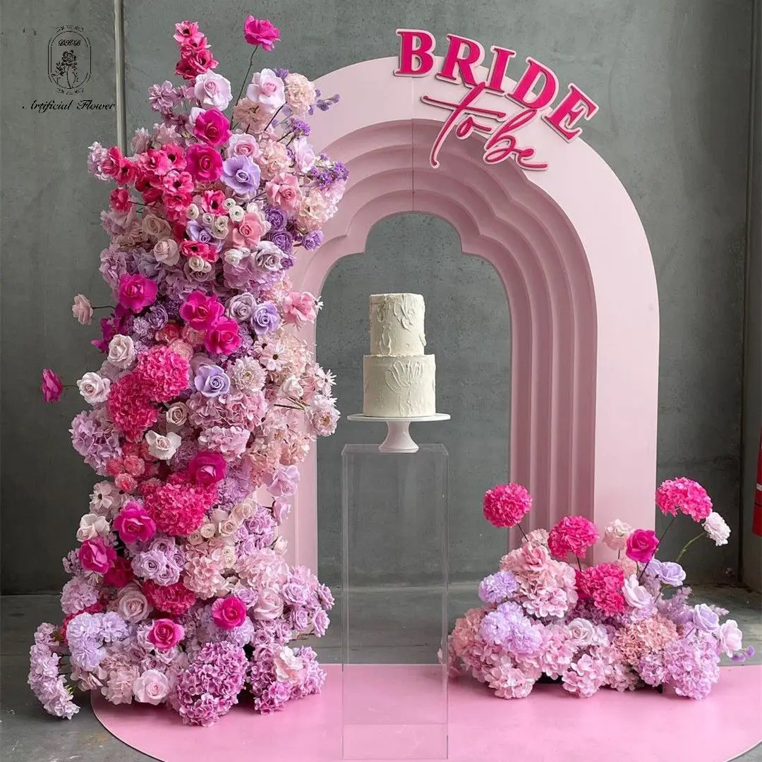

Wedding Flower Art Wedding Decoration Simulation Flower Arch Background Wall Decoration Artificial Flowers Floral Arch