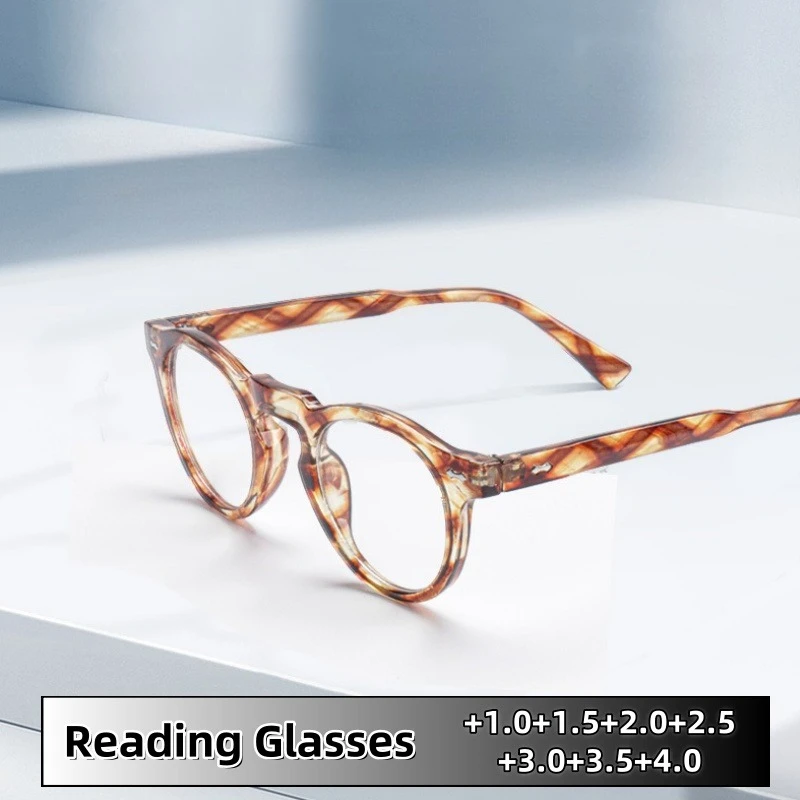 

Personalized and Comfortable Reading Glasses Versatile and High-end Full-frame Color Anti Blue Light Eyeglasses +1.0 To +4.0