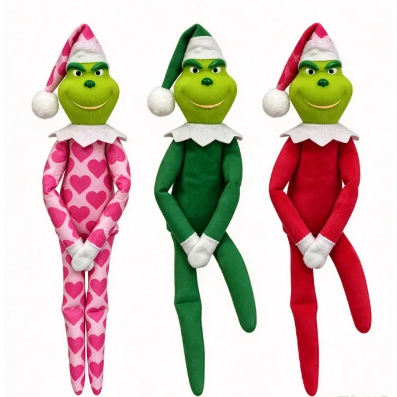 Christmas Elf Doll Anime Plush Toy Figures Stocking Stuffer Shelf Accessories Xmas Decoration Craft Holiday Ornament