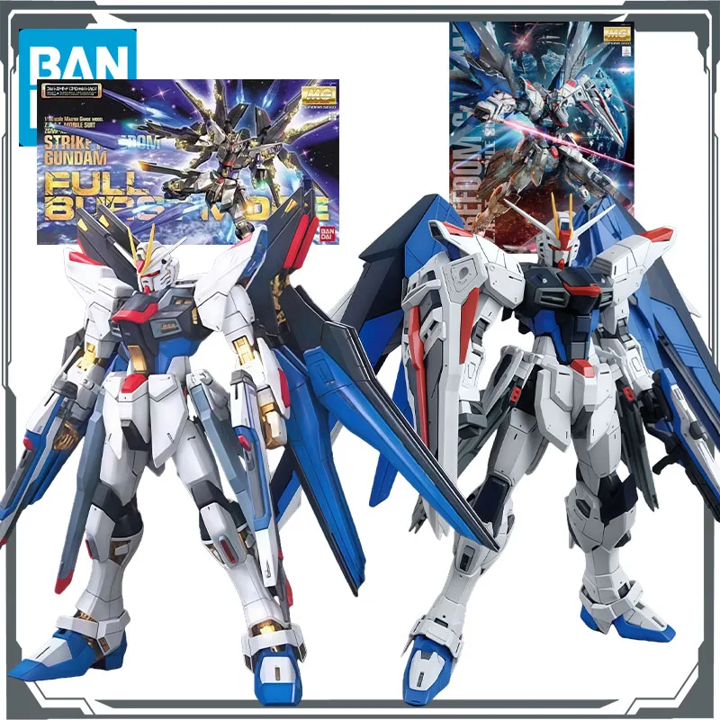 Bandai – KIT de modèles originaux GUNDAM MG, Mode d'éclatement complet et ZGMF-X20A, figurine d'action Anime, modèle de jouets, cadeaux pour garçons