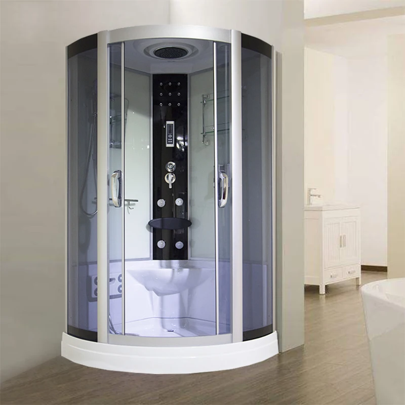 Integrated shower room, bathroom, tempered glass arc fan shaped integrated household use