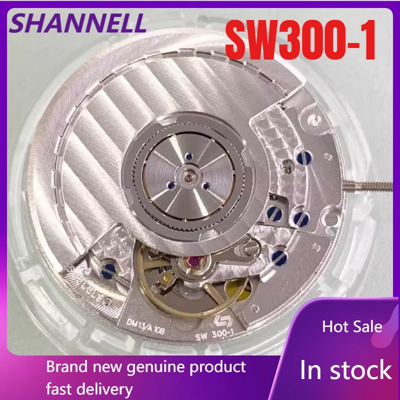 

Часовой механизм SW300, механизм SW300-1, швейцарский, оригинальный, новый, с одинарным календарем.