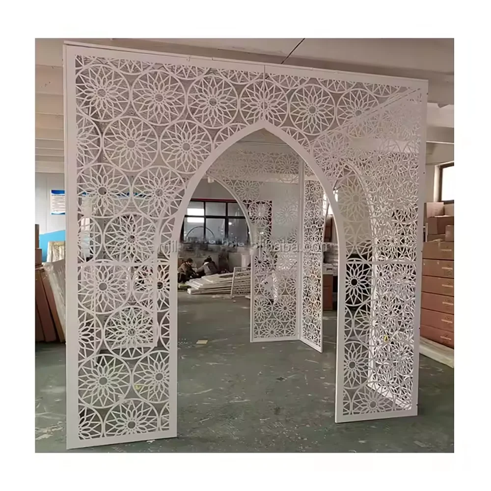 

Luxury Gold Acrylic Mandap Canopy Clear Wedding Chuppah Clear Used Chuppah For Sale