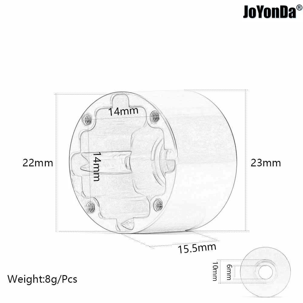 # LOS 232004   Aluminiowa obudowa mechanizmu różnicowego i stalowa przekładnia stożkowa do zespołu RC Car Losi 1/10 BAJA REY 4wd Rock Rey RTR