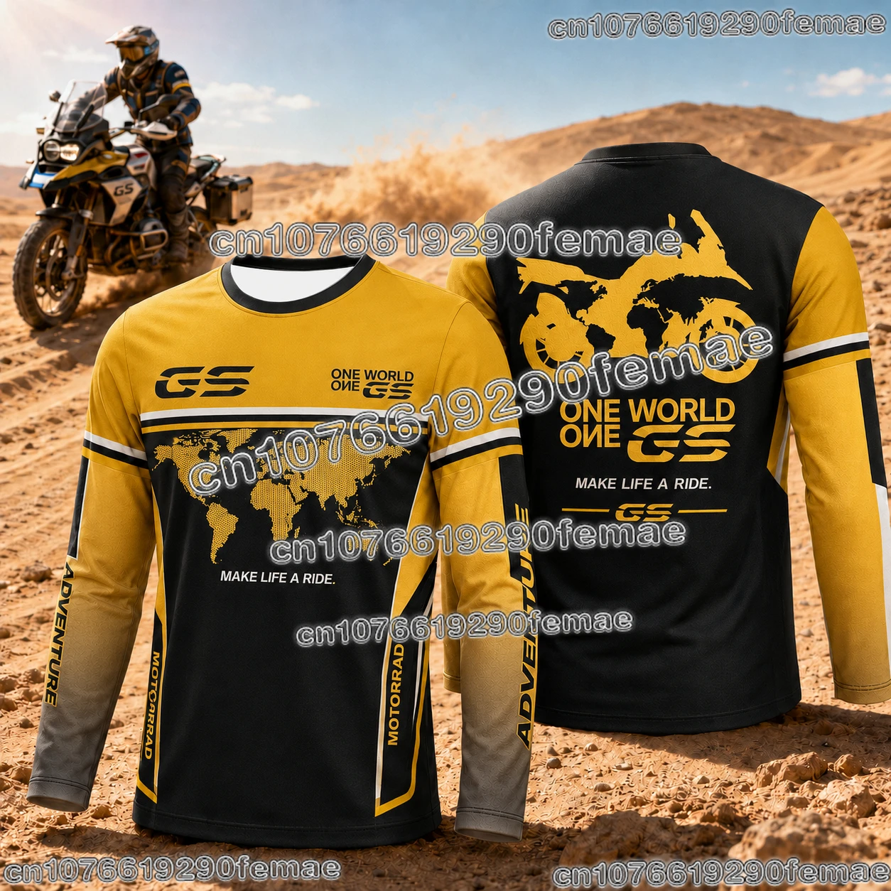 Neues Heißes GS Adventure Motorrad-Enthusiasten T-Shirt Outdoor Motorradfahren Alltäglich Bequemes Modisches Oberteil für Motorrad-Fans