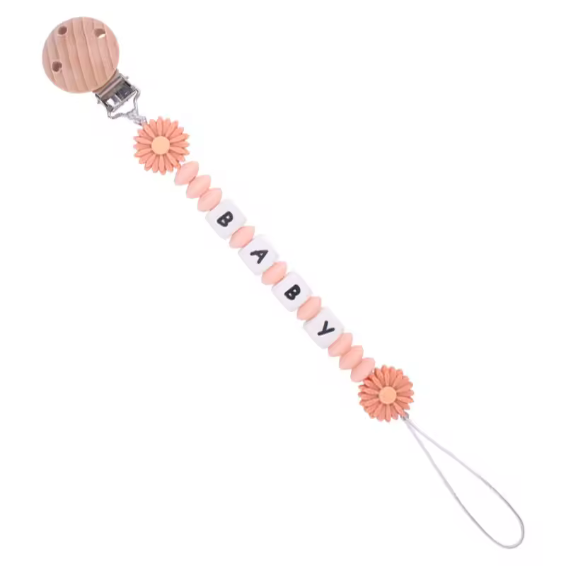 New Custom Pacifier Clips Nipple Dummy Holder Chain Holder Newborn Soother Chains Infant Feeding Soother Teething Toy Chew Gifts - Image 13