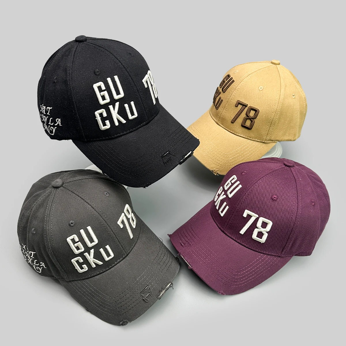 هاردتوب كسر ثلاثية الأبعاد المطرزة 78 رسائل قبعات البيسبول جديد الرجال النساء ظلة في الهواء الطلق تنوعا موضة عادية ريترو بلغت ذروتها قبعات