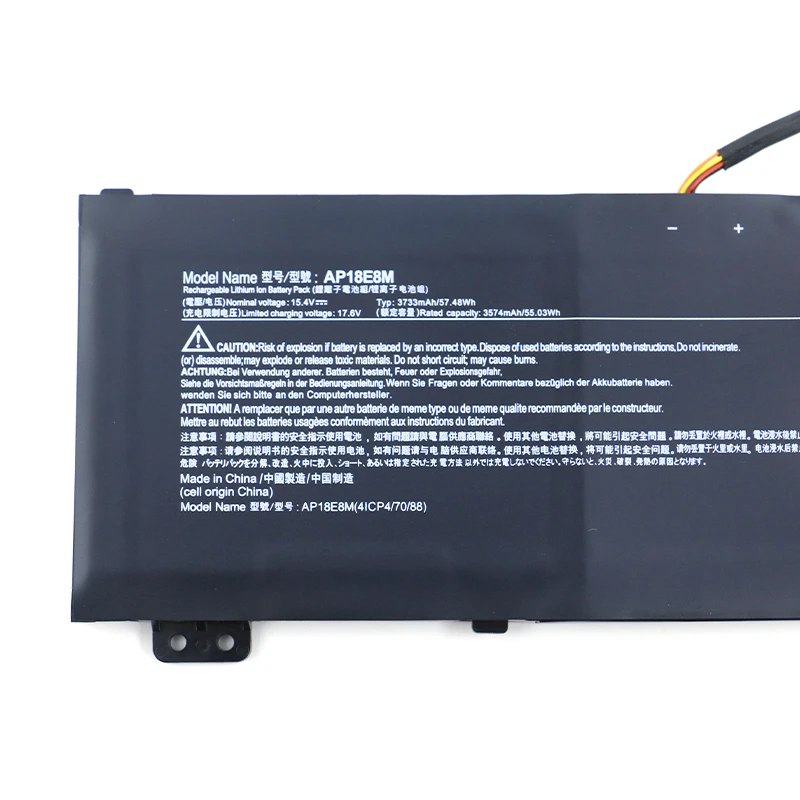 Imagem -06 - Shuozb-bateria do Portátil para Acer Nitro Ap18e8m Ap18e7m An51554 An517-51 An515-55 An715-51 Aspire A71574 A715-74g Series