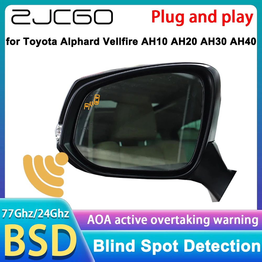 for Toyota Alphard Vellfire AH10 AH20 AH30 AH40 2002-2026 Rear Cross Traffic Alert Blind Spot Monitor Assist Detection DSM RCTA